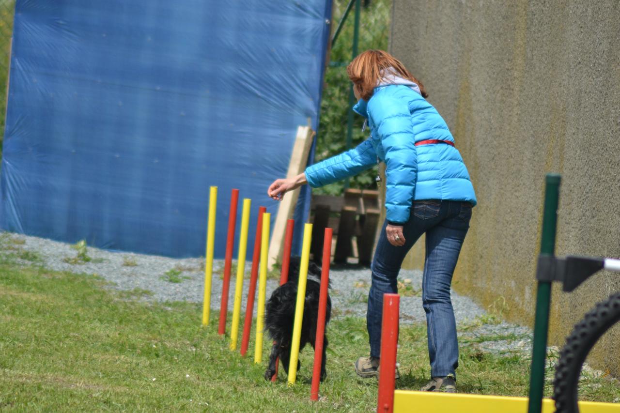 Passage de slalom